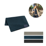 Sjaal van gerecycled RPET polyester met personaliseerbare patch diverse kleuren