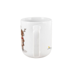 Keramische mok met kerstmotief, inhoud tot 330 ml kleur wit derde weergave