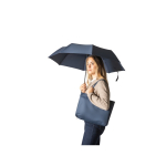 Automatische opvouwbare paraplu van gerecycled polyester 190T Ø97 cm kleur blauw