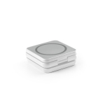 Opvouwbare magnetische ABS-oplader 3-in-1 die als standaard dient