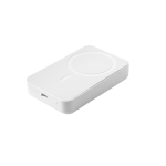 ABS-powerbank die ideaal voor een telefoon te bevestigen is 10.000 mAh kleur wit