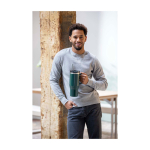 Beker met rietje en luchtisolatie met dubbele wand 1,2L luxe weergave