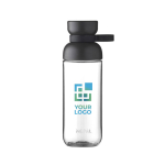 Lekvrije plastic fles van tritan met handgreep 500 ml met afdrukgebied