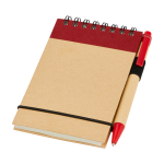 Gerecycled notitieblok met ringen, A7, gelinieerde pagina's