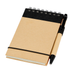 Gerecycled notitieblok met ringen, A7, gelinieerde pagina's