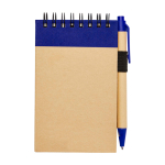 Gerecycled notitieblok met ringen, A7, gelinieerde pagina's derde weergave voorkant