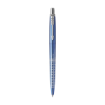 Metalen pen met blauwe inkt Parker Jotter SE Global Icons tweede weergave voorkant
