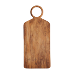 Handgemaakte snijplank van de wortel van een teakboom kleur hout weergave bedrukking logo 2