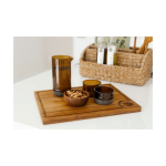 Handgemaakte snijplank van de wortel van een teakboom kleur hout luxe weergave