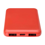 Slanke en stijlvolle powerbank van gerecycled plastic 5.000 mAh tweede weergave