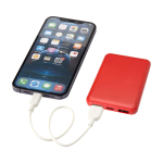 Slanke en stijlvolle powerbank van gerecycled plastic 5.000 mAh derde weergave
