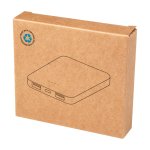 Slanke en stijlvolle powerbank van gerecycled plastic 5.000 mAh tweede weergave met doos