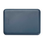 Slanke en stijlvolle powerbank van gerecycled plastic 5.000 mAh tweede weergave voorkant