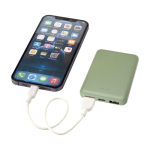 Slanke en stijlvolle powerbank van gerecycled plastic 5.000 mAh derde weergave