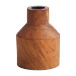 Handgemaakte kandelaar afkomstig van de teakboom Originalhome kleur hout