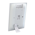 Digitale fotolijst 10 inch met app ”Frameo” Prixton Prado kleur wit tweede weergave achterkant