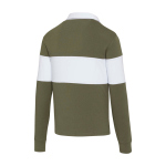 Unisex rugbyshirt van biologisch katoen 280 g/m2 Elevate NXT derde weergave achterkant