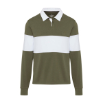 Unisex rugbyshirt van biologisch katoen 280 g/m2 Elevate NXT tweede weergave voorkant