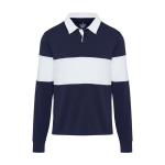 Unisex rugbyshirt van biologisch katoen 280 g/m2 Elevate NXT tweede weergave voorkant