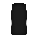 Sportshirt voor kids met verwijderbaar label 140 g/m² Roly kleur zwart tweede weergave achterkant