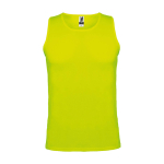 Sportshirt voor kids met verwijderbaar label 140 g/m² Roly kleur neon geel