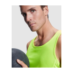 Sportshirt voor kids met verwijderbaar label 140 g/m² Roly kleur neon geel luxe weergave 2
