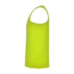 Sportshirt voor kids met verwijderbaar label 140 g/m² Roly kleur neon geel weergave zijkant