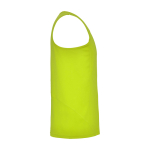 Sportshirt voor kids met verwijderbaar label 140 g/m² Roly kleur neon geel tweede weergave met zijkant