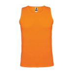 Sportshirt voor kids met verwijderbaar label 140 g/m² Roly kleur neon oranje