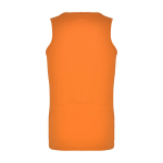 Sportshirt voor kids met verwijderbaar label 140 g/m² Roly kleur neon oranje tweede weergave achterkant