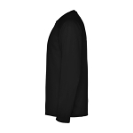 Lang sportshirt voor kinderen bedrukken 150 g/m² Roly kleur zwart weergave zijkant