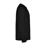 Lang sportshirt voor kinderen bedrukken 150 g/m² Roly kleur zwart tweede weergave met zijkant