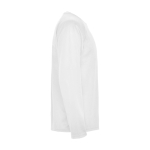 Lang sportshirt voor kinderen bedrukken 150 g/m² Roly kleur wit tweede weergave met zijkant