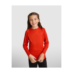 Lang sportshirt voor kinderen bedrukken 150 g/m² Roly kleur neon geel luxe weergave