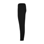 Kinderbroek van polyester met elastische tailleband 220 g/m² Roly kleur zwart weergave zijkant