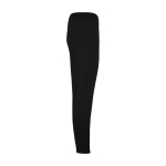 Kinderbroek van polyester met elastische tailleband 220 g/m² Roly kleur zwart tweede weergave met zijkant