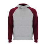 Kinderhoodie in twee kleuren van zachte fleece 280 g/m² kleur bordeaux
