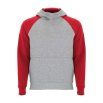 Kinderhoodie in twee kleuren van zachte fleece 280 g/m² kleur rood