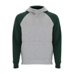 Kinderhoodie in twee kleuren van zachte fleece 280 g/m² kleur groene fles