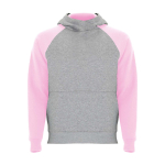 Kinderhoodie in twee kleuren van zachte fleece 280 g/m² kleur lichtroze