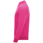 Kinder sweatshirt met lange mouw en korte rits 200 g/m² Roly kleur neon roze weergave zijkant