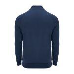 Kindertrui met lange mouwen en korte rits 200 g/m² Roly kleur marineblauw tweede weergave achterkant