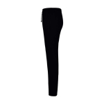 Kinder sportbroek van katoen en polyester 280 g/m² Roly kleur zwart weergave zijkant