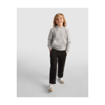 Kinder sportbroek van katoen en polyester 280 g/m² Roly kleur lichtgrijs gemarmerd luxe weergave
