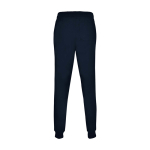 Kinder sportbroek van katoen en polyester 280 g/m² Roly kleur marineblauw tweede weergave achterkant