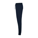 Kinder sportbroek van katoen en polyester 280 g/m² Roly kleur marineblauw weergave zijkant