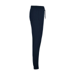 Kinder sportbroek van katoen en polyester 280 g/m² Roly kleur marineblauw tweede weergave met zijkant