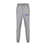 Kinder sportbroek van katoen en polyester 280 g/m² Roly kleur lichtgrijs gemarmerd weergave zeefdruk