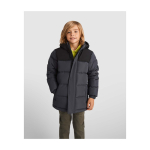 Gevoerde kinderjas van polyester met elastische boorden Roly kleur bruin luxe weergave