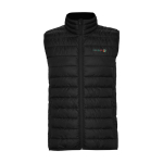 Theromosvest van lichtgewicht polyester 290 g/m² Roly kleur zwart